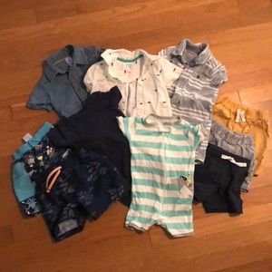 Summer clothes pack - boys - 12M
